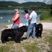 19.07.2009 Velenjsko jezero, čakamo, da se labodi odstranijo