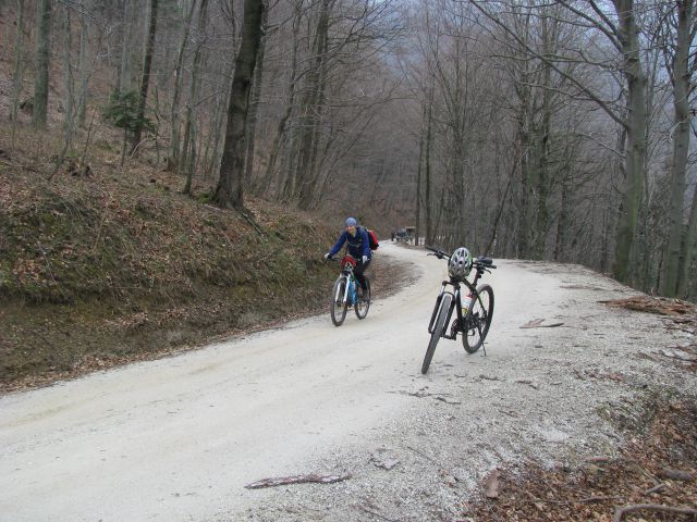 Na Boč s kolesom 28.2.2015 - foto