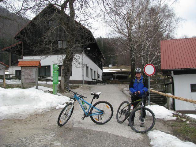 Na Boč s kolesom 28.2.2015 - foto