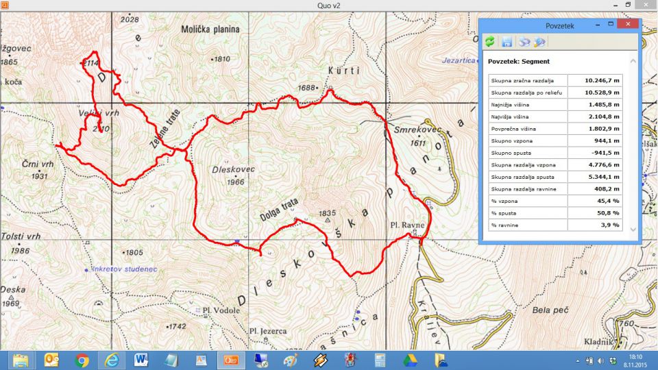 Veliki vrh 8.11.2015 - foto povečava