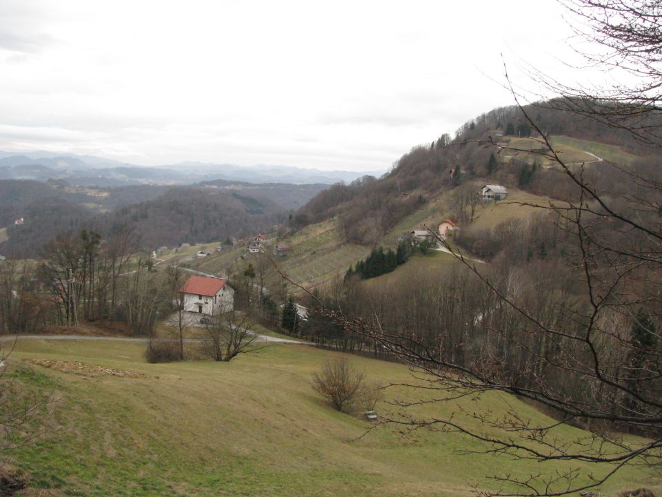 Boč iz Pečice 8.2.2016 - foto povečava