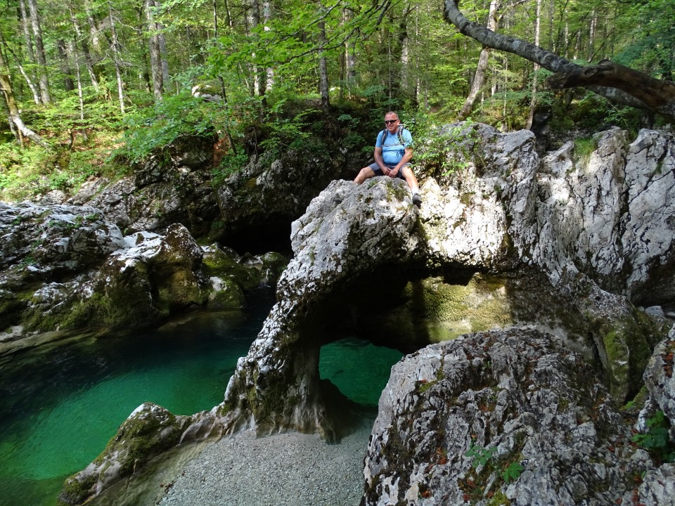 Korita in slap Mostnice 4.6.2017 - foto povečava