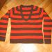oranžno - rjav pulover Zara, 7 eur