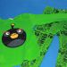 hm pižama, realna 98-104 (piše 110), angry birds, 5 eur