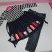 hm HK hello kitty oblekica + esprit kavbojke, 92,