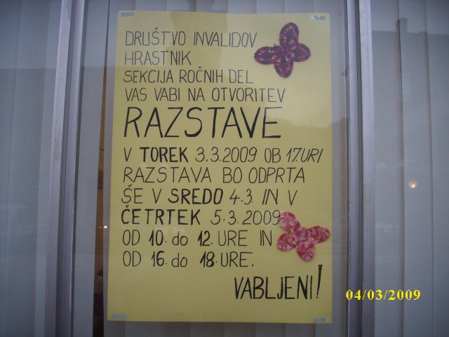 Razstava ročnih del Hrastnik 2009 - foto