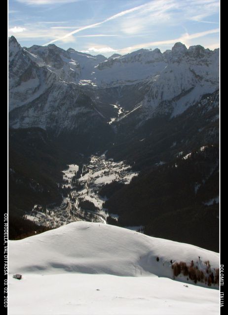 Malga Ciapela (Marmolada), jan. 2010 - foto