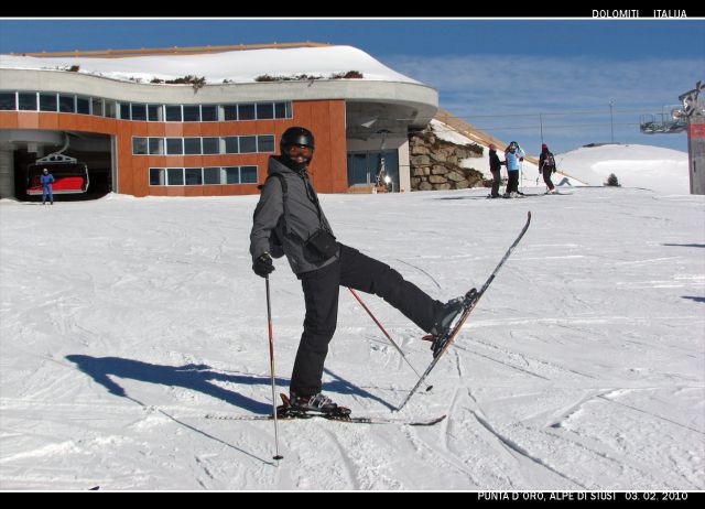 Malga Ciapela (Marmolada), jan. 2010 - foto