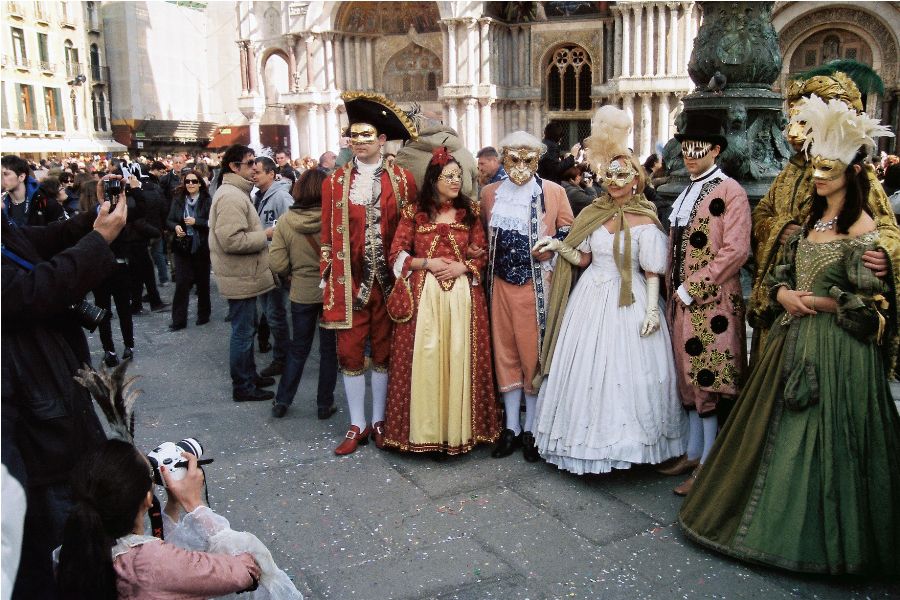 Karneval, Benetke, mar. 2011 - foto povečava