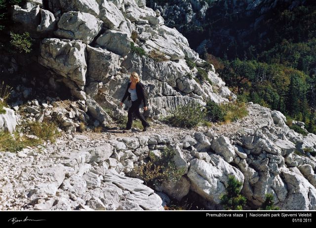 Premužićeva staza, Gromovača, okt. 2011 - foto