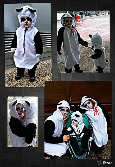 Pustni kostum panda - foto