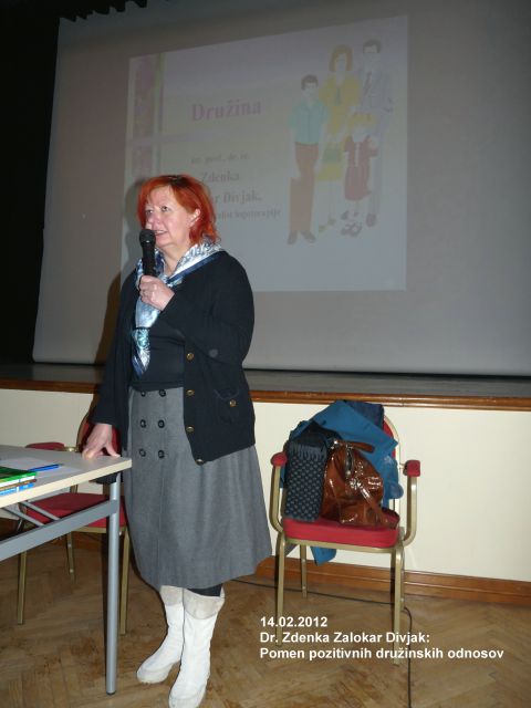 14.02.2012 Dr.Zdenka Zalokar - foto