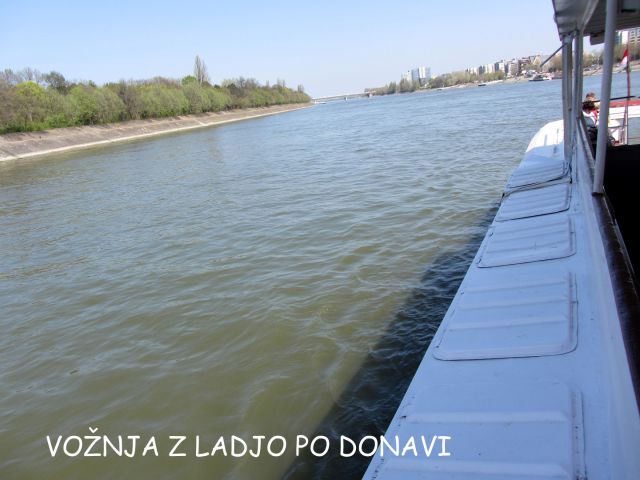 Vožnja z ladjo po Donavi