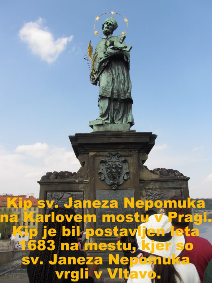 karlov most - spomenik janeza nepomuka