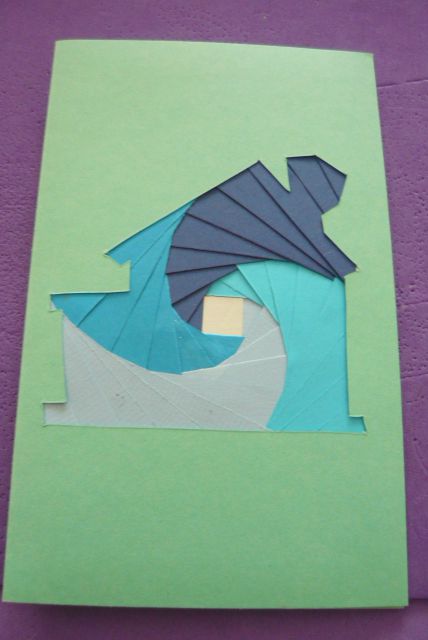 Voščilnice iris folding - foto