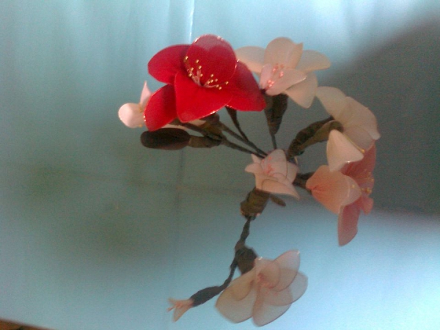 Cvetje iz nogavic - foto