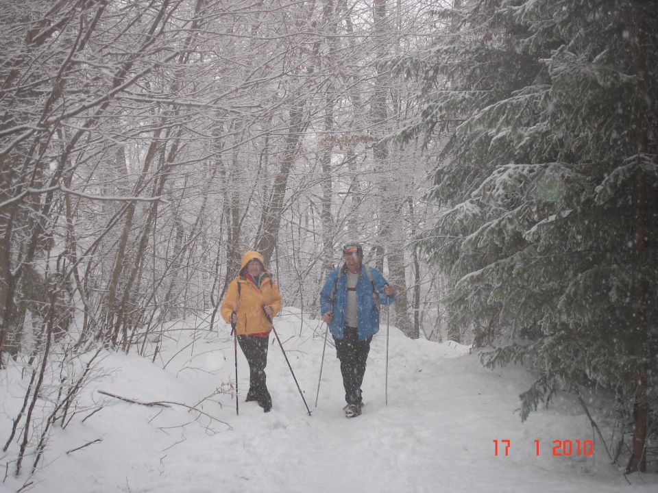 Iz gabrja na gorjance 17. 1 2010 - foto povečava