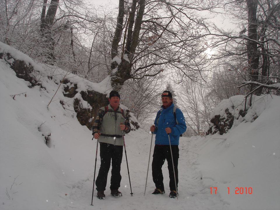 Iz gabrja na gorjance 17. 1 2010 - foto povečava