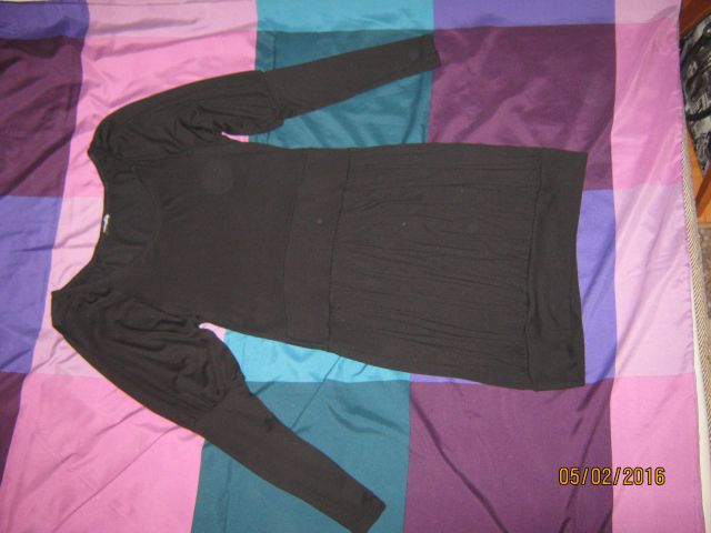 NOVA Črna posebna tunika/oblekica