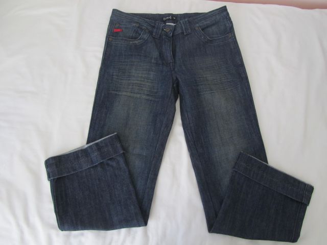 7/8 jeans hlače - foto
