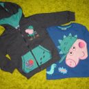 super komplet kapucar in majčka Peppa Pig - 3-4y, 16eur