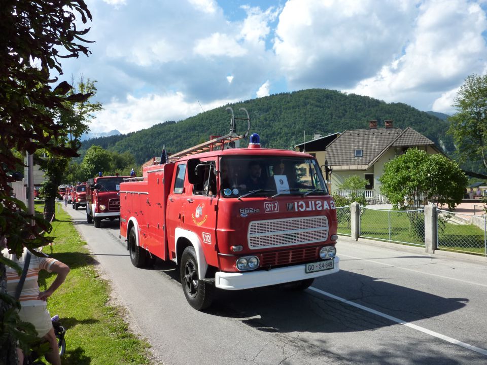 130 let  gasilcev  BOHINJSKA  BISTRICA  - foto povečava