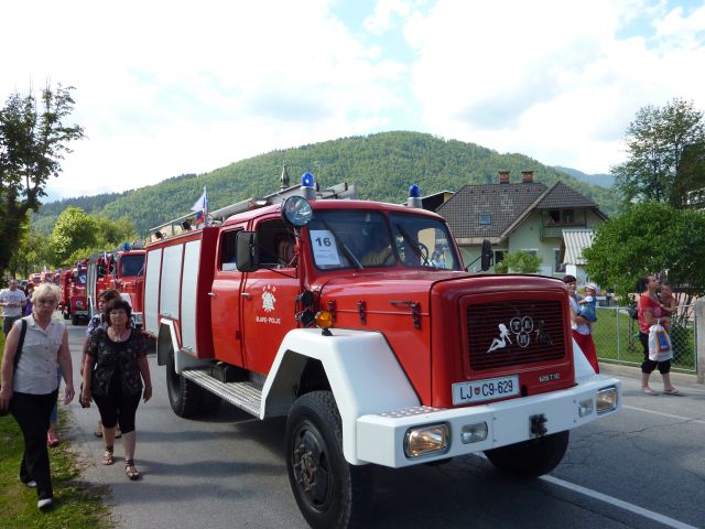 130 let  gasilcev  BOHINJSKA  BISTRICA  - foto