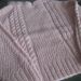 Zelo lep pleten pulover, nežno roza barve, 1-2 leti, 3 eur
