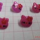 plastični gumbi Hello Kitty