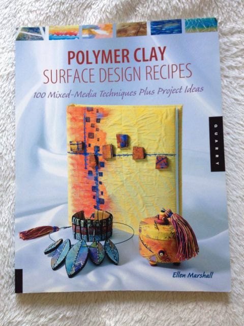 Polymer Clay Surface Design recipes - knjiga - fimo - ustvarjanje