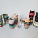 Washi tape. Le v kompletu, kot so na sliki. 6€