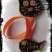 Črn mačkon - oranžen