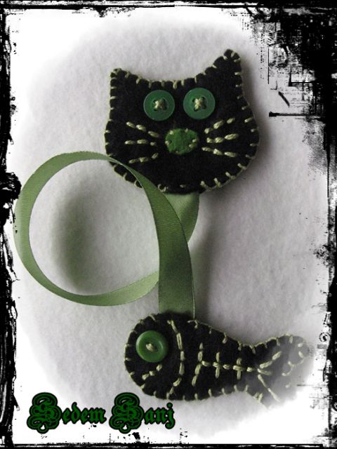 Črn mačkon - zelen