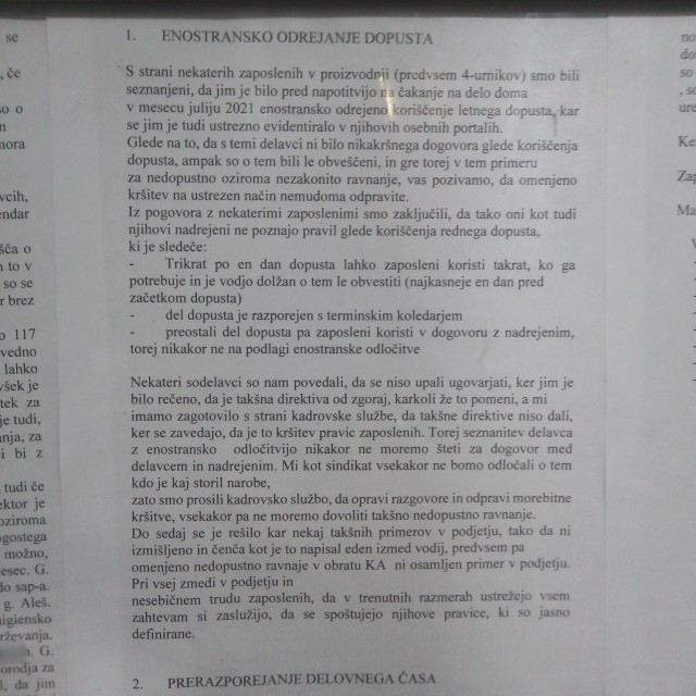 Odrejanje dopusta
