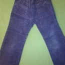 Modre žametne hlače Osh Kosh za deklice, 98, 3T
