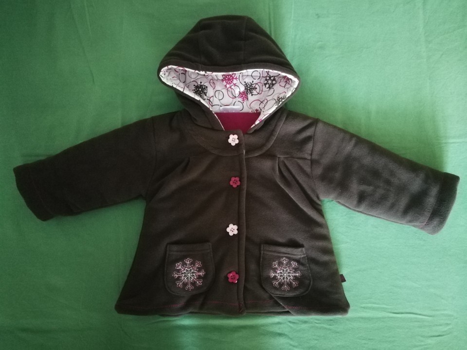 Otroška zimska jakna za deklico 86, Kik