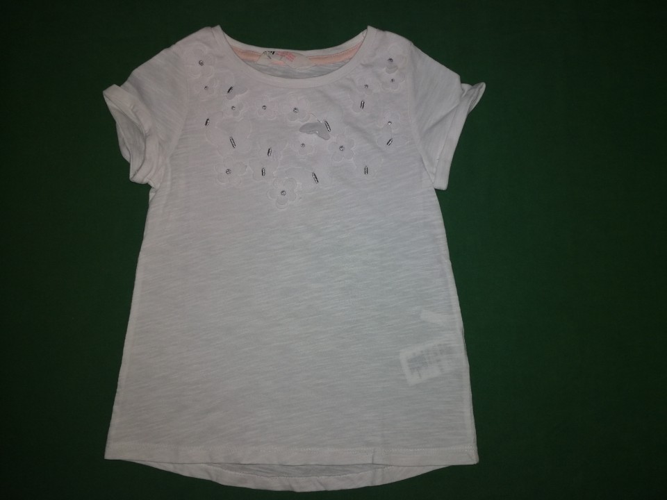 Majica za deklico, kratek rokav, 110-116, 4-6 let, H&M