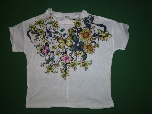 Majica za deklico, kratek rokav, 104, Zara, 2-4 leta
