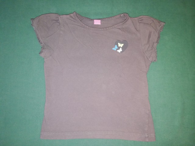 Majica za deklico, kratek rokav, 110, 3-5 let, 10