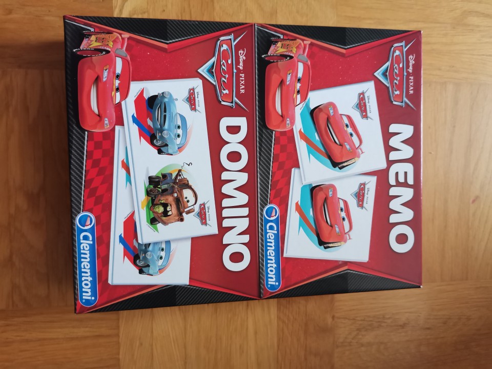 Cars spomin in domino 2 v 1; 12€