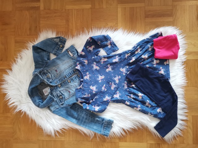 SOliver jeans jakna, Cool club tunika, George pajkice 98; 10 komplet