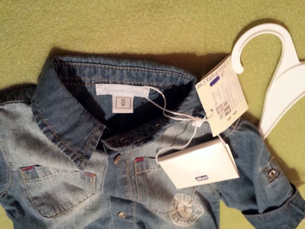 NOVA jeans srajčka Chicco velikosti 50/56