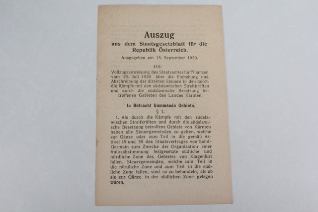 Volksabstimmung 1920 books - foto