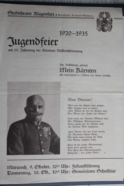 Volksabstimmung 1920 flyers - foto