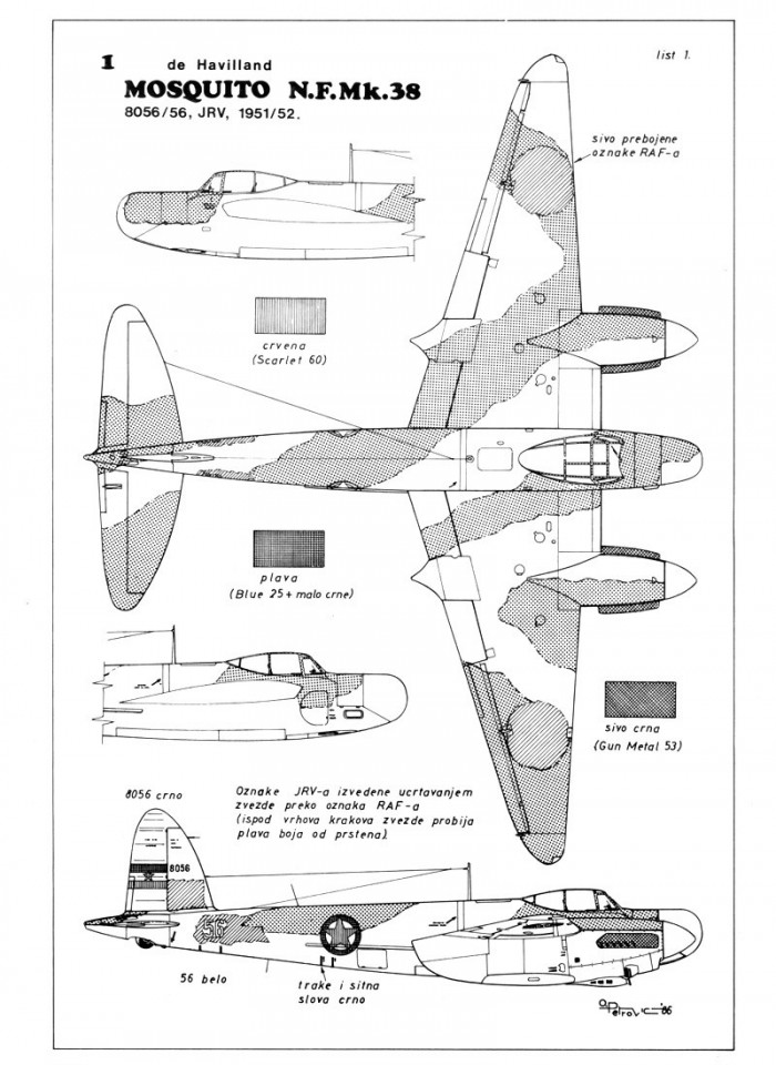 De Havilland Mosquito FB Mk.VI/NF Mk.II - foto povečava