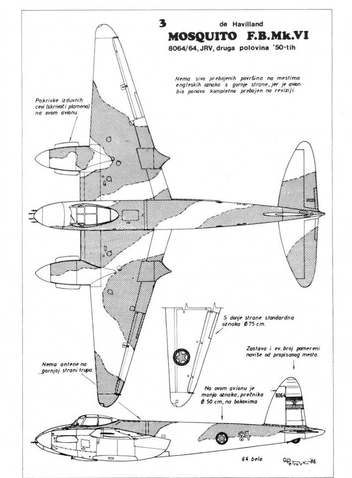 De Havilland Mosquito FB Mk.VI/NF Mk.II - foto povečava