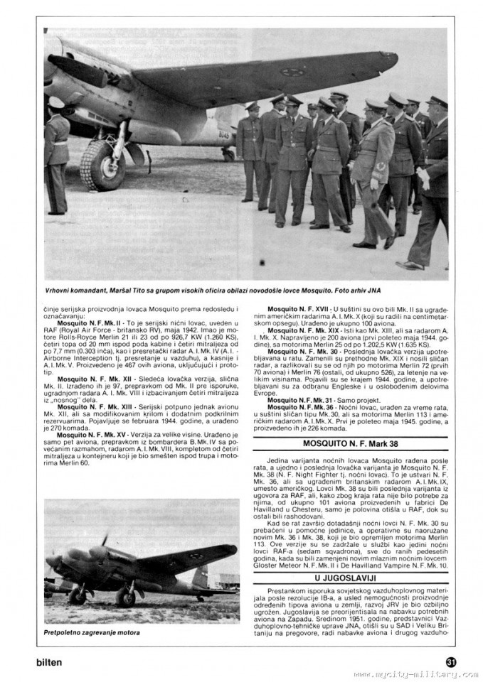 De Havilland Mosquito FB Mk.VI/NF Mk.II - foto povečava