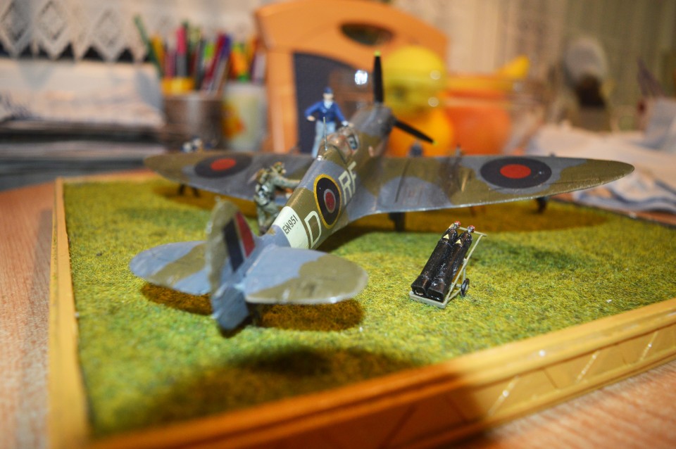 Spitfire - diorama - foto povečava