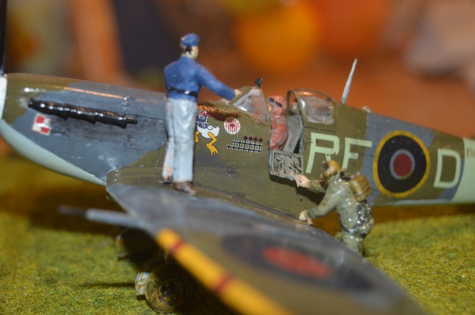 Spitfire - diorama - foto povečava