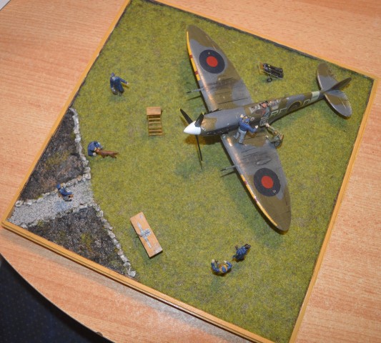 Spitfire - diorama - foto